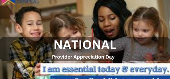 National Provider Appreciation Day [राष्ट्रीय प्रदाता प्रशंसा दिवस]